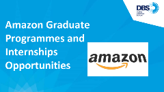 Amazon Graduate Opportunities 